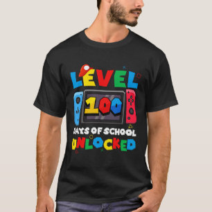 Game-Controller-Stufe 100 Tage Schulfreigabe T-Shirt