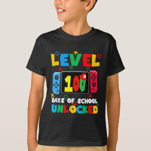 Game-Controller-Stufe 100 Tage Schulfreigabe T-Shirt