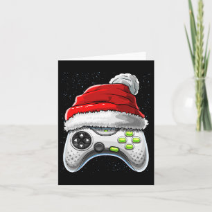 Game Controller Weihnachts-Weihnachtsmannmütze Gam Karte