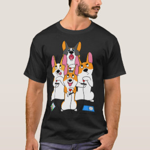 Game Corgi Video Game Graphic Gamer Meme Gaming T-Shirt