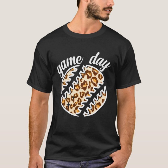 Game Day Baseball Softball Pitcher Catcher T-Shirt (Vorderseite)