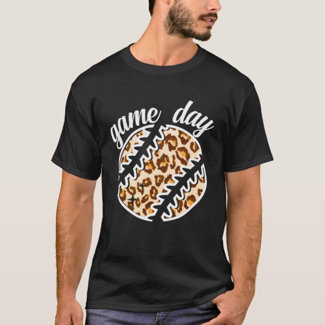 Game Day Baseball Softball Pitcher Catcher T-Shirt (Vorderseite)