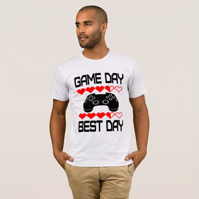 Game Day Best Day T - Shirt (Vorne ganz)