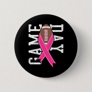 Game Day - Brustkrebs-Bewusstsein Pink Football R Button