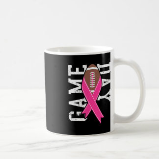 Game Day - Brustkrebs-Bewusstsein Pink Football R Kaffeetasse