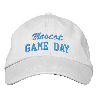 Game Day Custom Mascot or Team Name Bestickte Baseballkappe