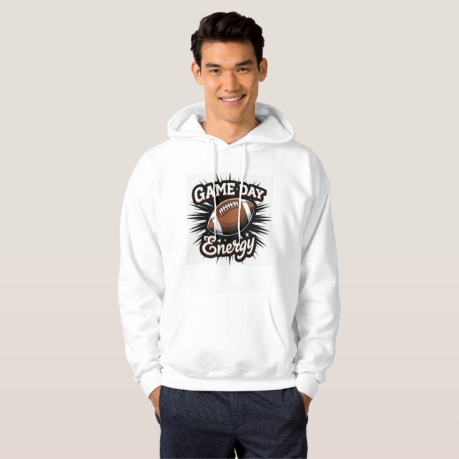 Game Day Energy Football Hoodie (Vorne ganz)