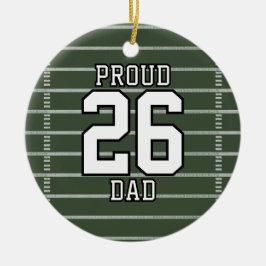 Game Day Football Keramik Ornament