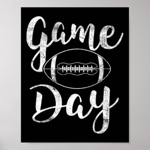 Game Day Football - Niedlich Football Top Poster