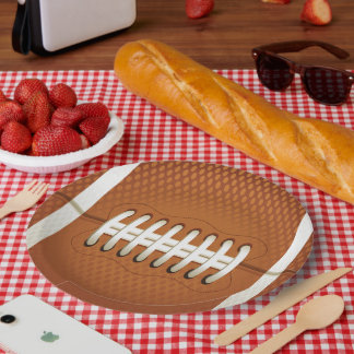 Game Day Football Party Plates Pappteller