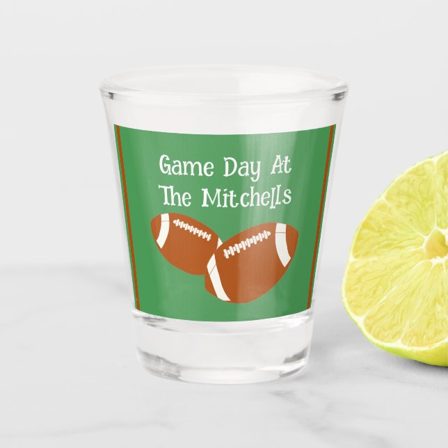 Game Day Football PERSONALISIEREN Schnapsglas (Vorderseite)