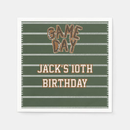 Game Day Football Serviette