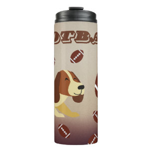 Game Day Football Sport Fans Thermosbecher