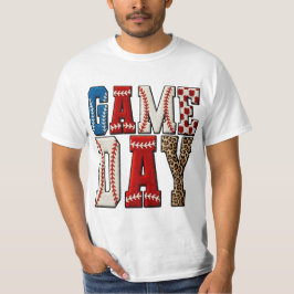 Game Day Football T-Shirt – Lustiges Sportparty-Sh