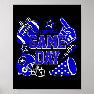 Game Day Football Touchdown Saison Girl Team Geist Poster