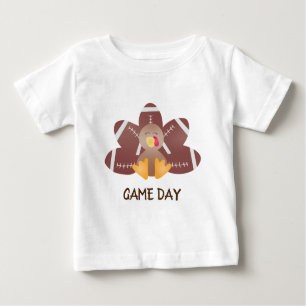 Game Day Football Türkei Feathers Baby T-shirt