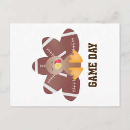 Game Day Football Türkei Feathers Brown Postkarte