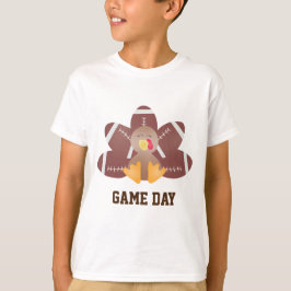 Game Day Football Türkei Feathers Brown T-Shirt