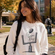 Game Day Goal Post Crewneck Pullover