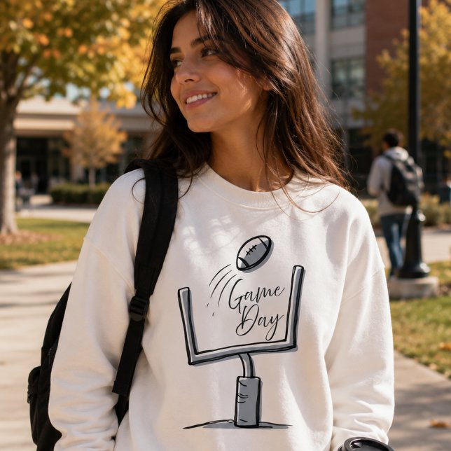 Game Day Goal Post Crewneck Pullover (Von Creator hochgeladen)
