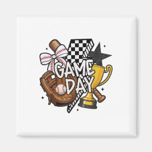 Game Day Mama Baseball Mama für Girl-Kind Magnet