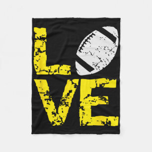 Game Day Not leidende T-Shirts Grunge Liebe Fußbal Fleecedecke
