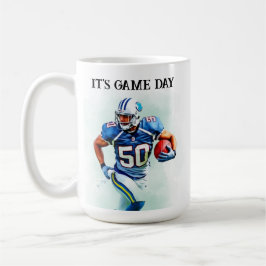 Game Day Running American Football 50. Geburtstag Kaffeetasse