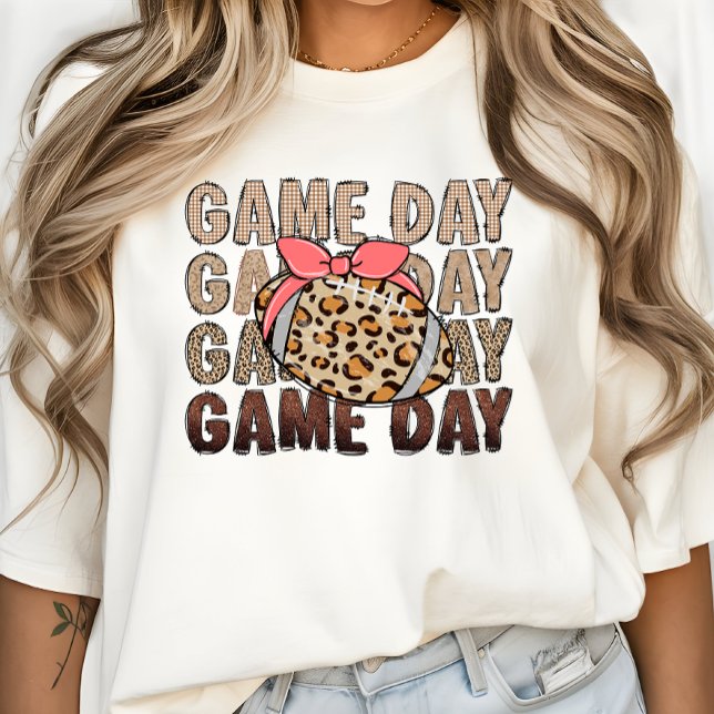 Game Day Shirt Football Mama T-Shirt Chef Mama T-S (Von Creator hochgeladen)