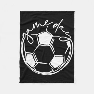 Game Day Sports Eltern Fußball-Mama Fleecedecke