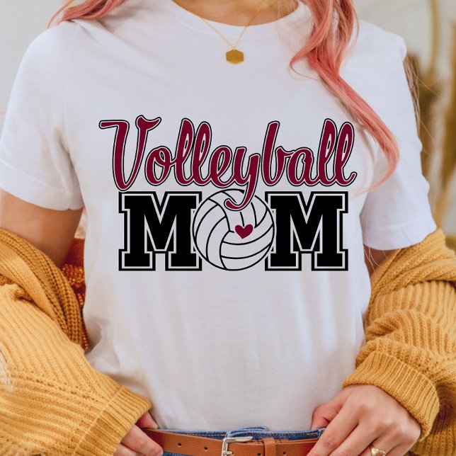 Game Day Sports Volleyball Mama Shirt (Von Creator hochgeladen)