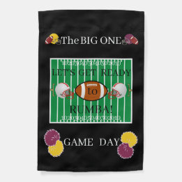 Game Day "THE BIG ONE" Garden Flag