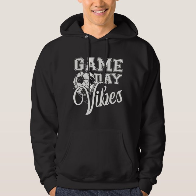 Game Day Vibes Soccer Hoodie (Vorderseite)