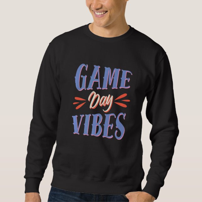 Game Day Vibes Volleyball Team Sweatshirt (Vorderseite)