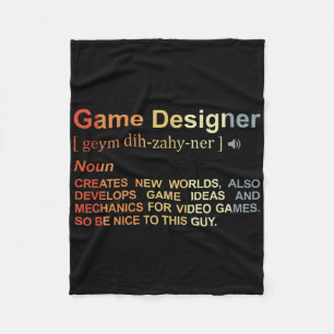 Game Designer Definition Game Programmierer Game D Fleecedecke