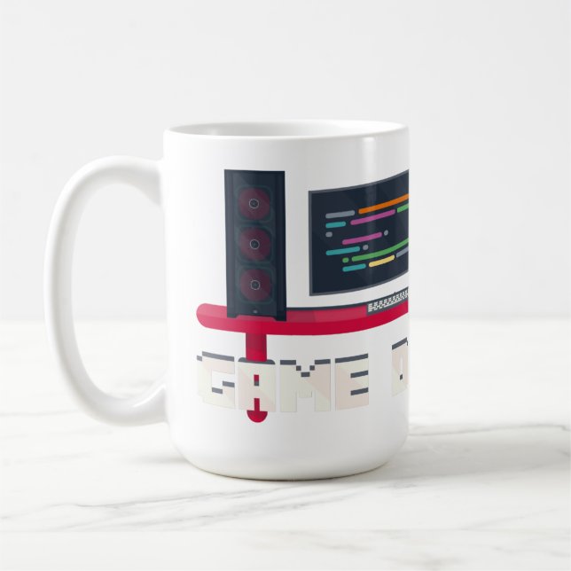 Game Developer-Tasse Kaffeetasse (Links)