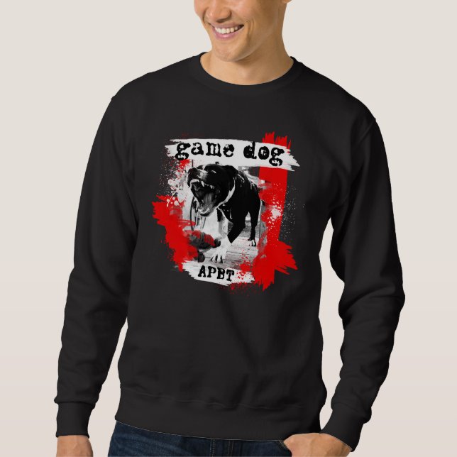Game Dog Apbt American Pitbull Terrier Sweatshirt (Vorderseite)