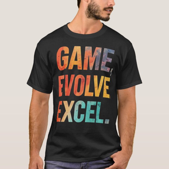 Game Evolve Excel T-Shirt (Vorderseite)