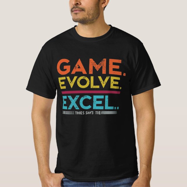 Game Evolve Excel T-Shirt (Vorderseite)