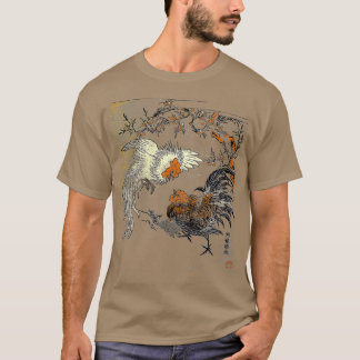 Game Fowl Fighting Roosters Kämpfen Vintag T-Shirt