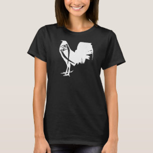 Game Fowl Gallegos Rooster Hühnergallerie Weiß B T-Shirt