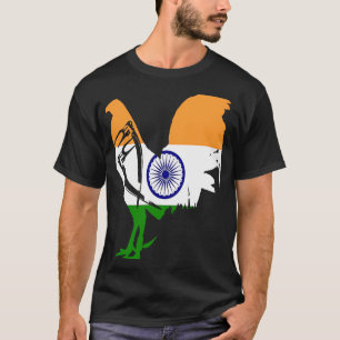 Game Fowl Indien Indischer Gaffelroster Gamefowl T-Shirt