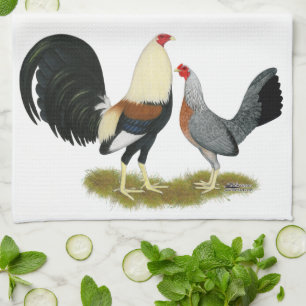 Game Fowl Pair Geschirrtuch