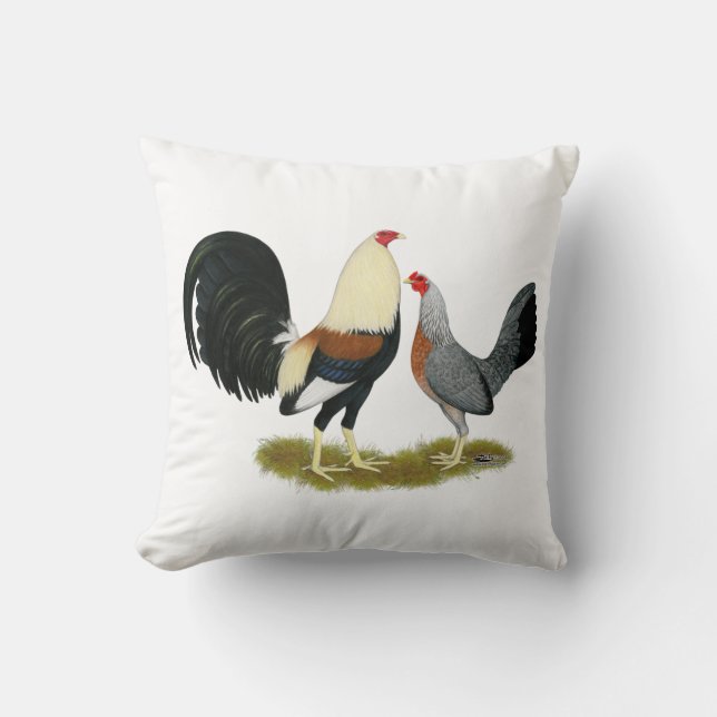 Game Fowl Pair Kissen (Vorderseite)