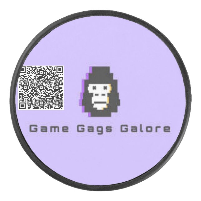 game gags galor hockey puck (Vorderseite)