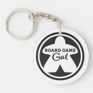 Game Gal Black Frame Schlüsselanhänger