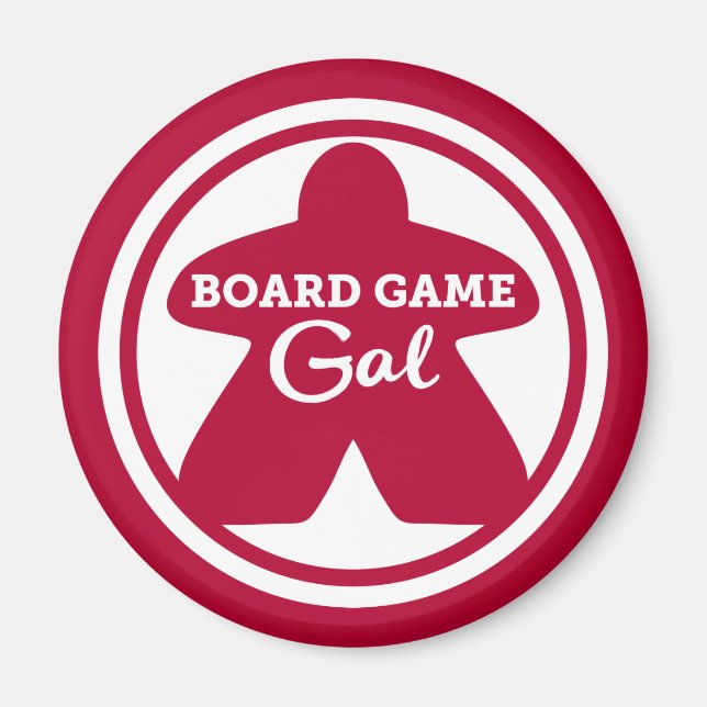Game Game White Frame Magnet (Vorne)