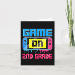 Game-Gamer der zweiten Klasse zurück zur Schule Karte