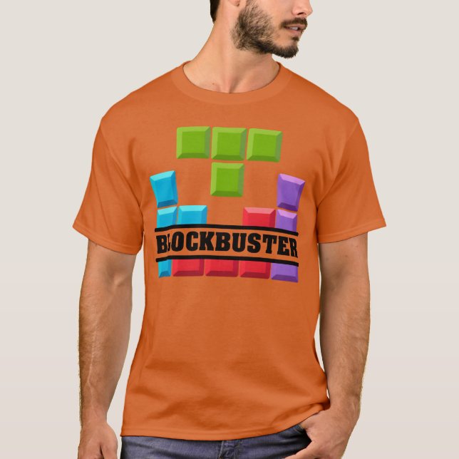 Game-Geschenk für Blockbuster T-Shirt (Vorderseite)