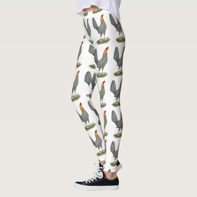 Game Hen Blue Red Leggings (Links)