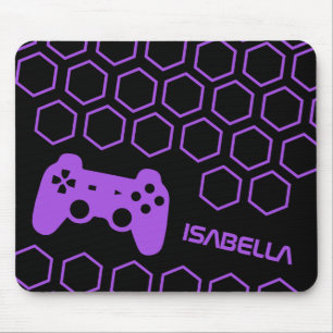 Game Hot Lila Gaming Personalisierter Name Mousepad